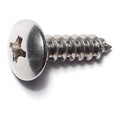 Midwest Fastener Sheet Metal Screw, #8 x 5/8 in, 18-8 Stainless Steel Truss Head Phillips Drive, 100 PK 51755